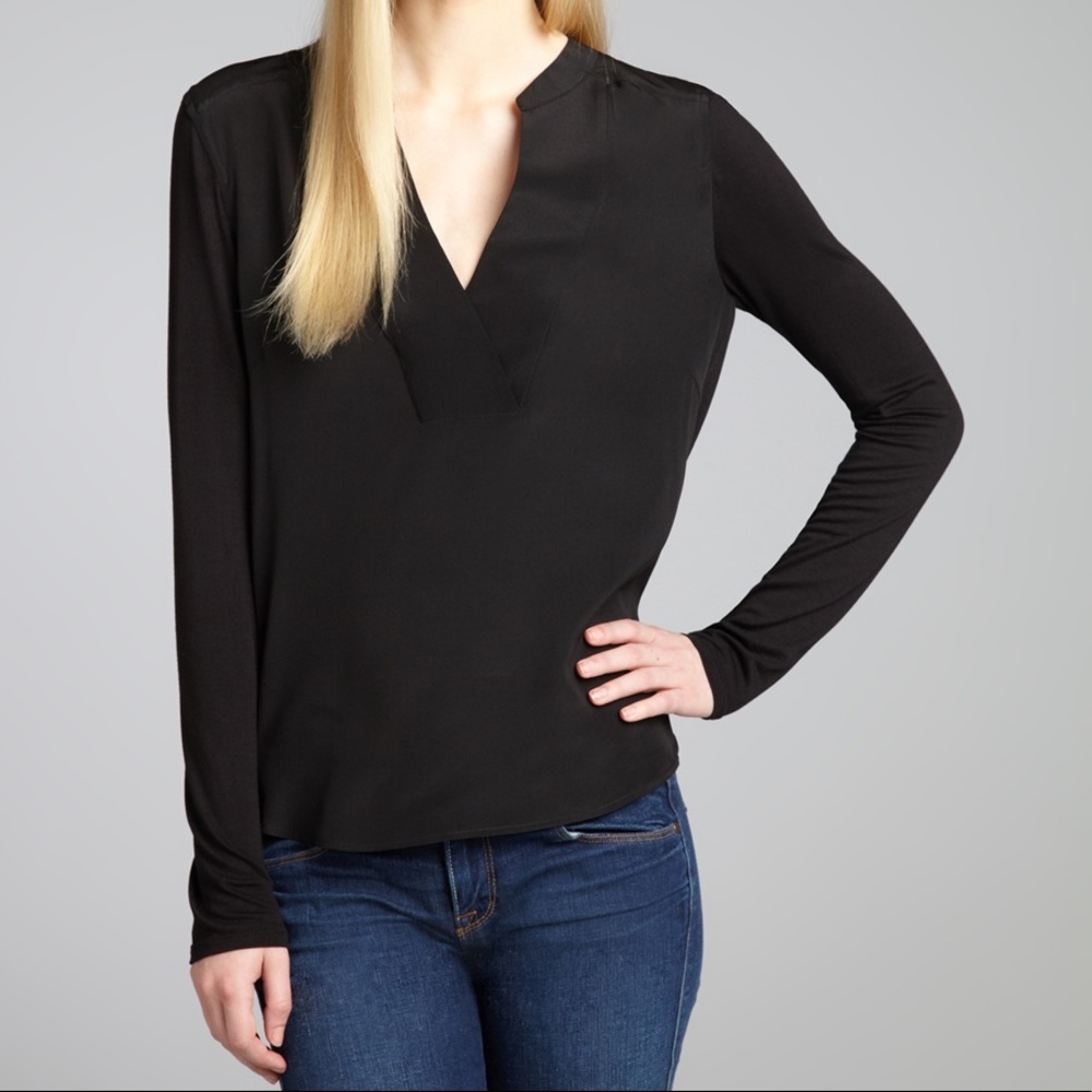 BCBG
Black Silk And Stretch Jersey Knit 'maclura'